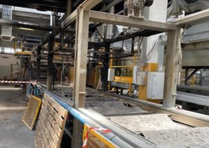 Incendio reparto produttivo