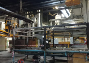 Incendio reparto produttivo