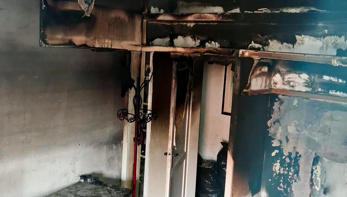 Intervento post incendio a Bologna