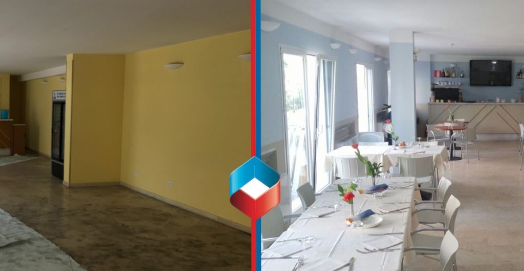 INTERVENTO DI BONIFICA POST INCENDIO ALL'INTERNO DI UN HOTEL | Brendolan Emergency Bonifica dopo incendio Hotel delle Rose